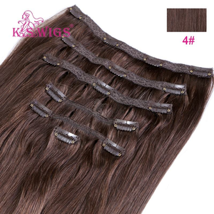Wholesale 100% Chinese Remy Human PU-Clip Hair Extensions Cuticle Aligned Double Drawn No Shedding Light Color Natural Straight. - Product Image 2