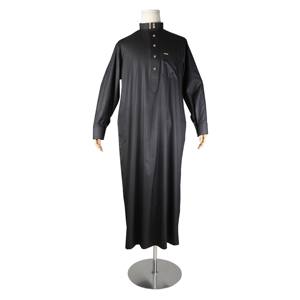 工場価格 長袖カフス付きアラブドレス カフタン ジュバ ジャラビーヤ エスニック レラキ カンドゥーラ ムスリム湾岸諸国服 トーブ メンズサイズ - Product Image 2