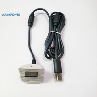 Vente en gros d'usine, câble de données de charge USB en cuivre pur de 1.8M pour contrôleur de jeu sans fil XBO X360