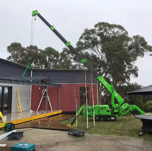 3 טון 5 טון 7 טון זוחל עכביש מנוף להרים גובה טלסקופי בום נייד הרמת מכונת גחלת - Product Image 4