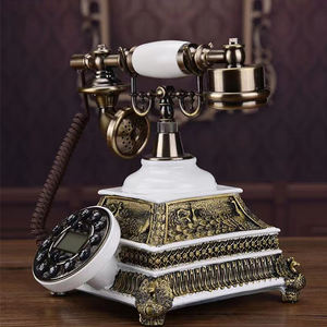 Téléphone sans fil de <span class=keywords><strong>style</strong></span> bureau vintage pour la <span class=keywords><strong>maison</strong></span>, en bois, à vendre, <span class=keywords><strong>style</strong></span> européen, décoration, téléphone à brancher - Product Image 5