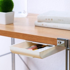 RTS-organizador de escritorio de cocina, caja de almacenamiento de artículos diversos, papelería, soporte para dormitorio, contenedor adhesivo debajo del cajón de la Mesa - Product Image 6