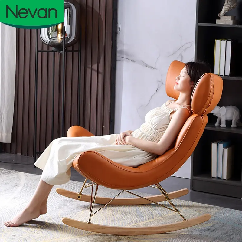 Китайский производитель, ручное кресло-качалка для ленивого мальчика, легкое, с нулевой гравитацией, из кожи, распродажа