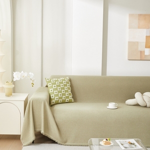 2024 Color sólido nuevo extendido y grueso Anti suciedad lavable poliéster sala de estar <span class=keywords><strong>sofá</strong></span> fundas - Product Image 1
