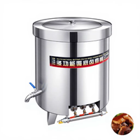 Vente directe usine : Marmite industrielle extra-large 18 KW/21 KW, 380 V, pour bouillie, bouillon d'os et soupes