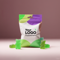 Bonbons Gélifiés Fruités Personnalisables avec LOGO, Faible Teneur en Sucre 3g, Faible en Calories, Sans Sucres Additifs