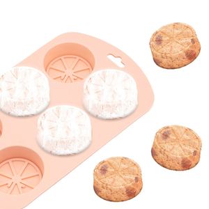 Moule à glaçons en silicone en forme de citron, 6 cavités, avec couvercle, facile à démouler, réutilisable, pour desserts, chocolat et biscuits – Offre Spéciale - Product Image 3