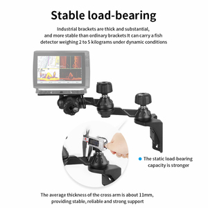 VIN mounts Soporte buscador de peces aluminio brazo bloqueable reforzado 7 a 16 pulgadas marina - Product Image 5