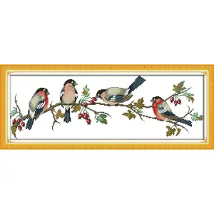 Bullfinch 11CT kruistik grosir Diy hadiah sempurna Kit jahit silang buatan tangan menjahit bordir Dekorasi Rumah