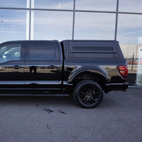 Bâche de benne rigide pour pick-up Dodge Ram 2500 3500 Mitsubishi Triton Isuzu D-Max avec rangement et fenêtres arrière