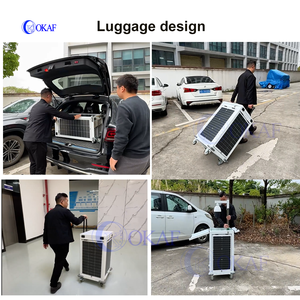 Solar Power Outdoor <b>CCTV</b> Equipment Cabinet 4G Wireless <b>Security</b> Trailer Emergency Monitoring Portable Surveillance Tower OK-PRO3 - Product Image 3
