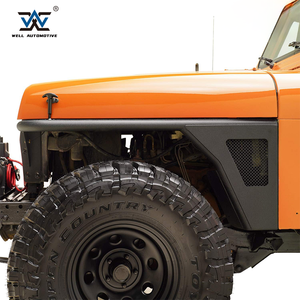 Guardabarros Delanteros Negros Modificados de Aluminio para Wrangler TJ 97-06, Piezas de Repuesto Todoterreno - Product Image 6
