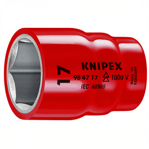 Clé à douille Knipex 17 mm 1000 V isolée, fabriquée en Allemagne - Product Image 2