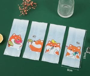 Ice Cream Bags 8*19cm Popsicle Bags Frozen Ice Cream Food <b>Plastic</b> <b>Packaging</b> Package Mold Bag - Product Image 1