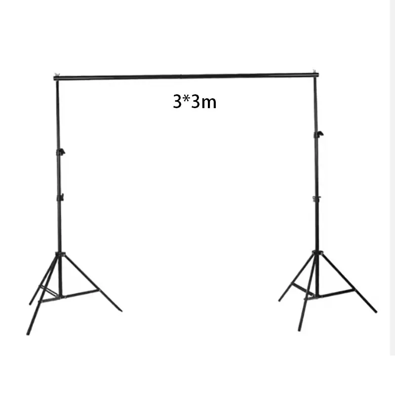 Groothandel 3*3M Fotografie Achtergrond Stand Canvas Fotostudio Achtergrondsysteem Voor Portret En Video-Opnamen