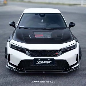 ฝากระโปรงคาร์บอนไฟเบอร์ CMST รุ่น <span class=keywords><strong>B</strong></span> สำหรับ Honda Type-<span class=keywords><strong>R</strong></span> FL5 - Product Image 1