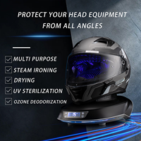 Machine de Soin 6-en-1 pour Casque Moto avec Vapeur, Repassage, Élimination des Odeurs par Ozone, Contrôle Intelligent de la Température et Séchage – Nettoyeur de Casque Moto