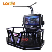 Double caméra de cinéma 5000w moteur rotatif 9d VR vol 360 degrés Machine de jeu simulateur de réalité virtuelle