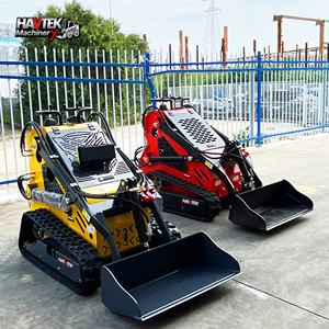 HAVTEK T360 Mini Skid Steer Mini, pemuat Mini dilacak CE EPA dengan lampiran Auger selip Mini - Product Image 4