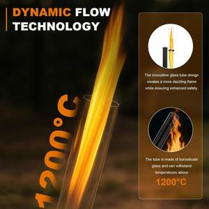 Buitenhaard van staal en houtpellets - draagbare, hoog-efficiënte verwarmingskachel voor tuin, achtertuin en terras - Product Image 4
