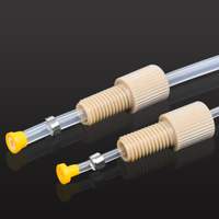 Raccords en plastique haute pression Raccords sans bride en PEEK trois pièces
