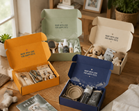 Boîtes d'expédition en carton ondulé personnalisées, écologiques et réutilisables, avec finition brillante/mate, impression offset pour accessoires pour animaux de compagnie, expédition e-commerce