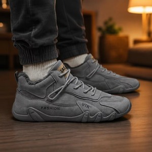 Winter Velvet Slow Running Casual <b>Shoes</b> Men's <b>Shoes</b> New Board <b>Shoes</b> Men's Versatile Work <b>Shoes</b> Sports Casual <b>Shoes</b> - Product Image 2