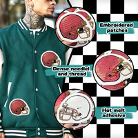 Patchs thermocollants à paillettes pour casques, badges accessoires vestimentaires DIY, en stock, vente en gros, personnalisation OEM disponible
