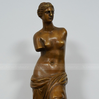 Prix usine Bronze Femelle Grecque Statues Sans Bras Vénus De Milo Statue à Vendre