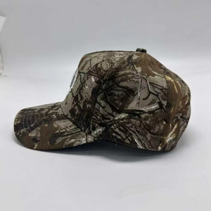 Chất Lượng Cao 5 Bảng Điều Chỉnh Một Khung Ngụy Trang Mũ Bóng Chày Biểu Tượng Tùy Chỉnh Của Men's Ngoài Trời Săn Bắn Thực-Tree Hai Tone <span class=keywords><strong>Camo</strong></span> Mũ Bóng Chày - Product Image 3