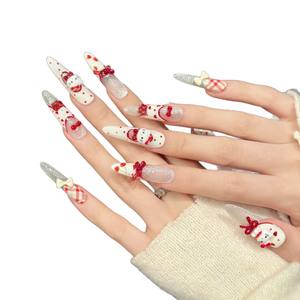 [<span class=keywords><strong>เจ้า</strong></span><span class=keywords><strong>หญิง</strong></span>เคที] <span class=keywords><strong>เล็บ</strong></span>ปลอม<span class=keywords><strong>ลาย</strong></span>การ์ตูนดาว  แบบกดติด  งานแฮนด์เมด  <span class=keywords><strong>ลาย</strong></span>ตาแมวสีขาวนม  นำเข้า  คุณภาพสูง - Product Image 1