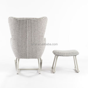 Fauteuil à bascule rembourré pour bébé, idéal pour l'alimentation et la récupération post-partum de la maman - Product Image 5