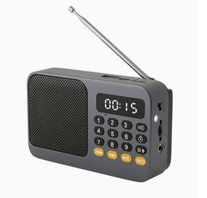 Portable <b>Speaker</b> With Rechargeable Battery Wireless Full-Range Audio Plastic Cabinet Indoor Use - Product Image 3