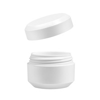 5ml 8ml 15ml 30ml pot vide noir blanc Mini pot de crème pour les yeux en plastique masque Facial bouteille de rangement cosmétique pot de masque Facial conteneur