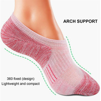 Chaussettes de course invisibles pour femmes certifiées BSCI Oeko-Tex, vente en gros, sur mesure, coupe basse, invisibles, fabriquées en usine