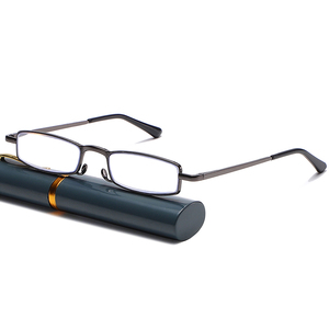 HXHduanbitong-<span class=keywords><strong>gafas</strong></span> de lectura correctoras para mujer, anteojos de lectura con estuche, marco de metal, para presbicia, con <span class=keywords><strong>filtro</strong></span> <span class=keywords><strong>azul</strong></span>, venta al por mayor - Product Image 2