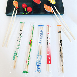 Customized 21/24cm Natural Bamboo <strong>Disposable</strong> <strong>Chopsticks</strong> with PP Bag for Hotels Restaurants Travel and Camping - Product Image 2