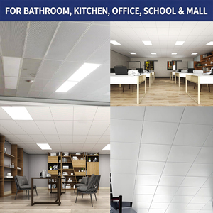 Pannello per Controsoffitto in Alluminio Perforato Impermeabile, Soffitto Metallico Integrato Sospeso per Cucina, <span class=keywords><strong>Bagno</strong></span>, Hotel - Product Image 3