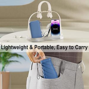 Parapluie de voyage pliable mini coupe-vent, protection contre le soleil et la pluie, design compact et léger, s'adapte à la poche ou au sac, pour hommes et femmes - Product Image 2