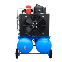 Compresseur d'air à vis portable SE-5TN, équipé d'une source d'alimentation à essence de 220/380 volts, 4 KW, 80 litres, refroidissement par air