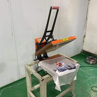Presse à chaud manuelle industrielle pivotante 40*50cm pour l'impression de t-shirts