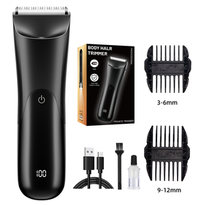 Máy cạo râu điện, máy tỉa lông toàn thân cho nam & nữ, máy cạo râu điện không thấm nước dùng cho vùng kín, tay, lưng, chân & ngực, dụng cụ làm đẹp không đau - Product Image 1