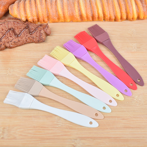 6.5in PP Handle Silicone Pastry <b>Basting</b> <b>Brush</b> <b>for</b> BBQ Kitchen Baking Oil Butter Sauce Marinades Cooking Oil <b>Brush</b> - Product Image 1
