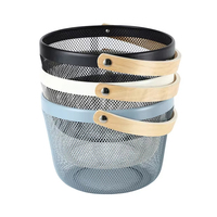 Panier à fruits en métal durable multifonctionnel pour cuisine domestique Panier de rangement en fer à mailles écologique