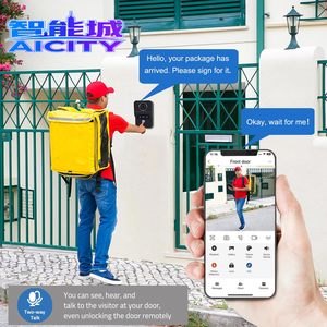 Sistema Citofonico Wireless SQ 2026 WIFI POE con Telecamera, Compatibile con Tuya <span class=keywords><strong>Smart</strong></span> Touch Screen Golden Security - Product Image 2