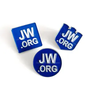 Promozione del distintivo dello smalto del metallo delle spille del risvolto cristiano di JW.ORG di prezzi di fabbrica