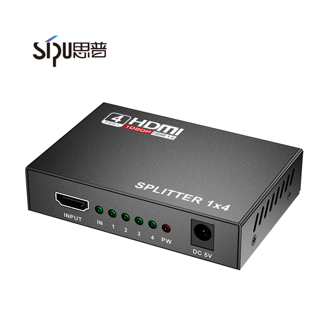 High Quality OEM HDMI Splitter 1x4 Full HD 3D 1080P 4 Ports 4Ports HDMI 1 in 4 Out Splitter Converter for TV