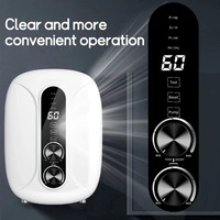 Chauffe-eau électrique instantané mural compact pour usage domestique, chauffage rapide direct, 5500W/8000W, numérique, antigel