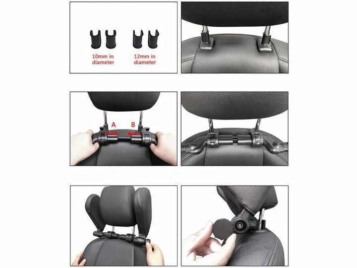 Cuscino Poggiatesta Per Bambini E Adulti - Regolabile Per Auto, Passeggino, Viaggi, Blu