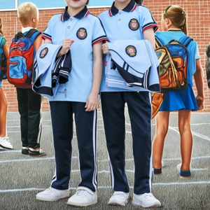 Uniforme Escolar Cenxing, Conjunto Deportivo Unisex de Poliéster con Logotipo Personalizado y Personalización Completa, 100 Conjuntos Disponibles - Product Image 2